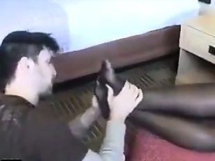 Ebony bbw in lingerie