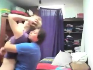 My wife going lesbian with cute blondie