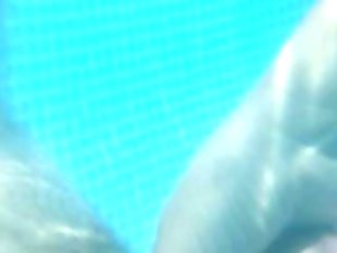 Pussy in the pool