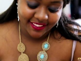 Ebony jade jordan's surprise -squirt, blowjob &