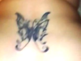 Fucking british fat slut on her freinds bed