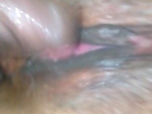 Wet pussy kept cumming on my bbc