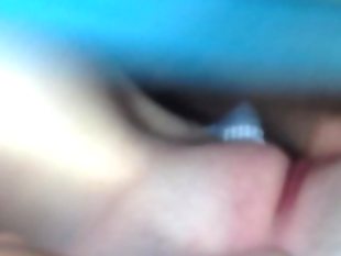 Amateur couple in car