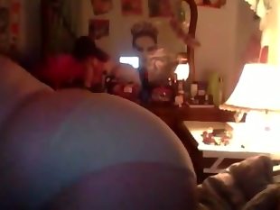 Wet dripping pussy and spanking