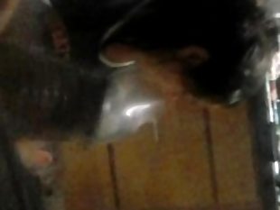 Sexy naughter bbw smokes weed and starts